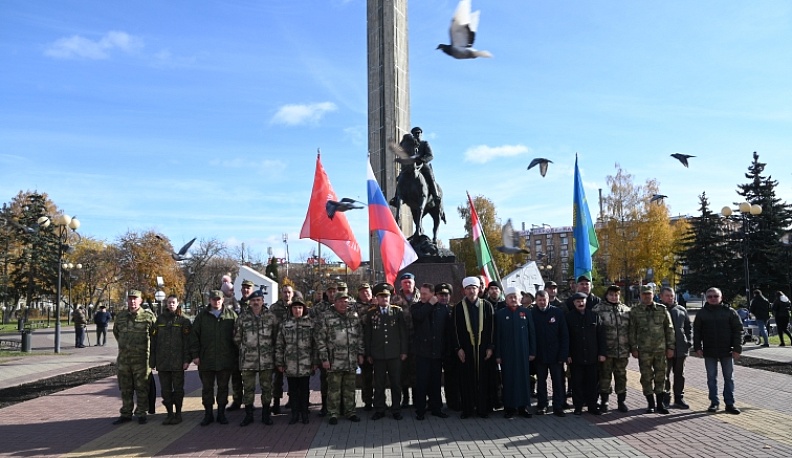 В Калуге проводили в последний путь воина-красноармейца из Татарстана
