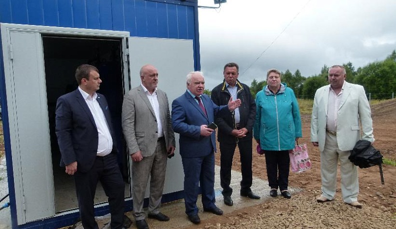 В деревню Износковского района пришла чистая вода