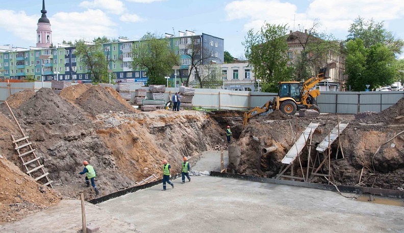 В Калуге новый фонтан в парке на Марата появится в августе