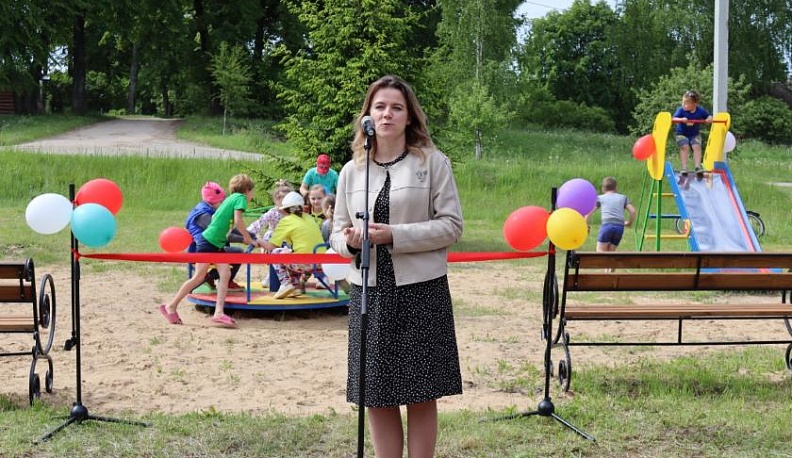 В Куйбышевском районе открыли детскую площадку