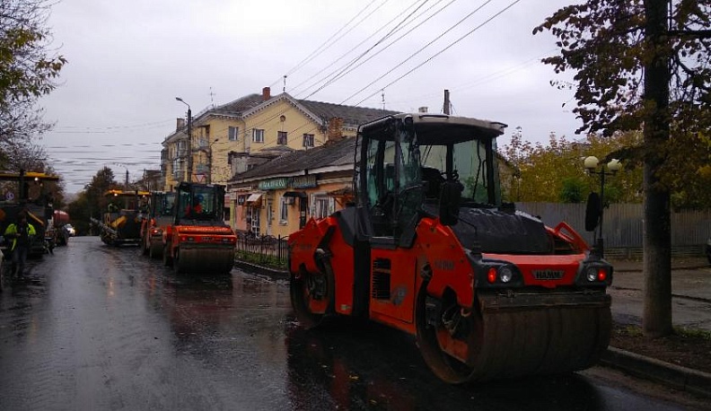 Во вторник начнется укладка асфальта на Зерновой в Калуге