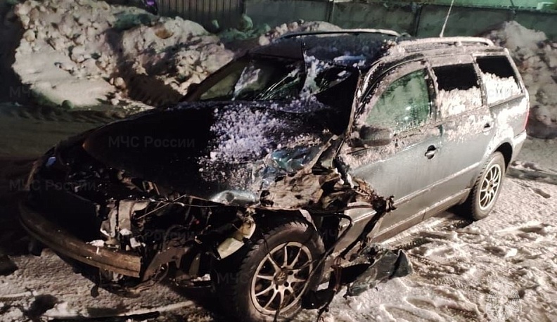 В Людинове столкнулись «Фольксваген» и фура