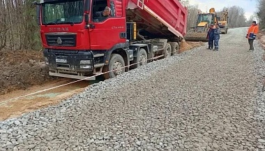 В этом году в Думиничском округе завершится ремонт дороги до села Которь