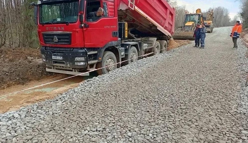 В этом году в Думиничском округе завершится ремонт дороги до села Которь