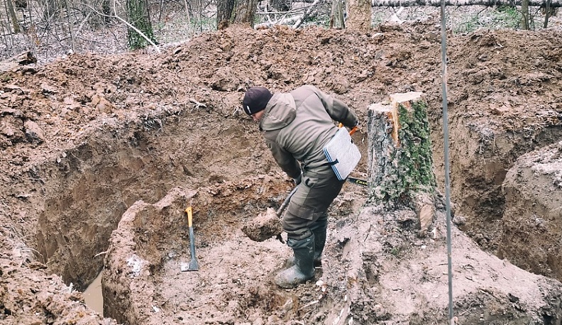 В Калужской области нашли 119 останков солдат Красной армии и 15 посмертных медальонов