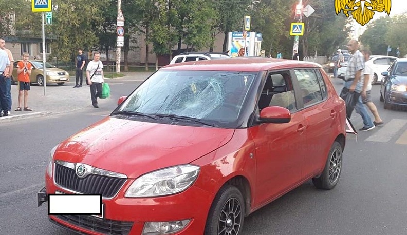В Калуге «Шкода» на переходе налетела на пешехода