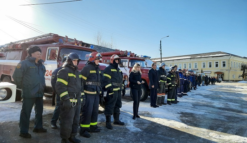 В Тарусском районе проверили готовность к пожароопасному периоду