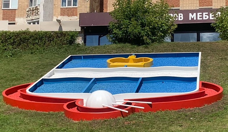 На одном из въездов в Калугу обновили герб города