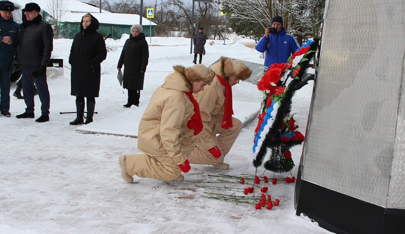 В Барятине почтили память освободителей села от фашистских захватчиков