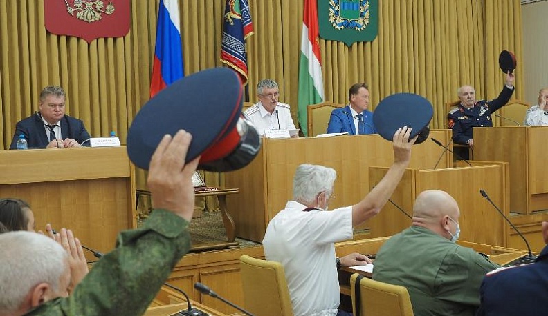 Калужские казаки провели отчетно-выборный Круг