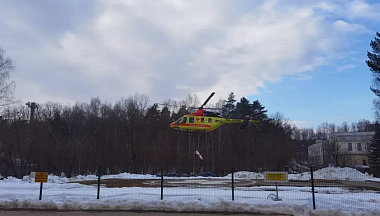 Санавиация доставила двухлетнего ребенка в калужскую областную больницу