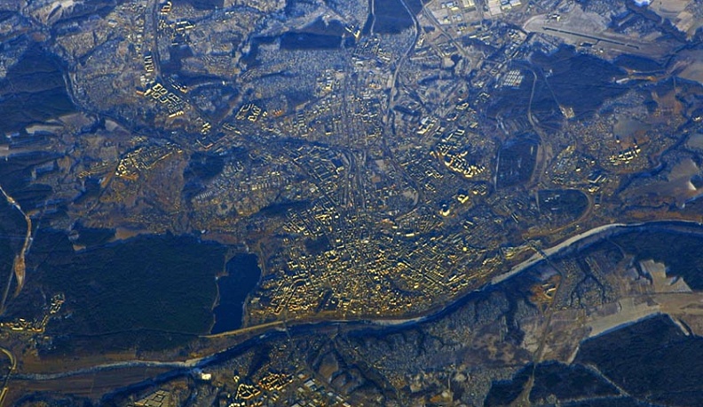 Калугу сфотографировали с МКС