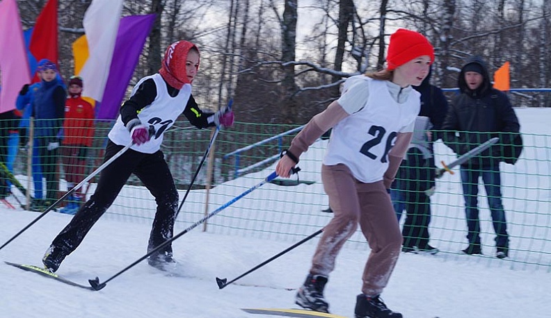 В Думиничском районе прошли лыжные гонки в память о героях-чекистах