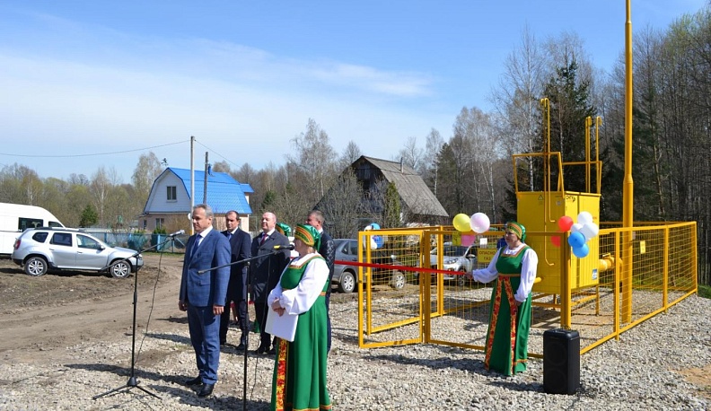 В деревню Покров Кировского района пришёл газ