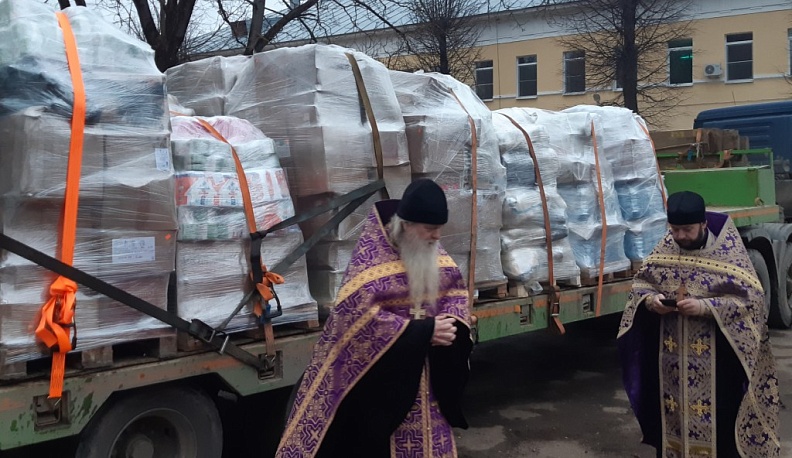 Калужская епархия помогает беженцам и мирным жителям Донбасса