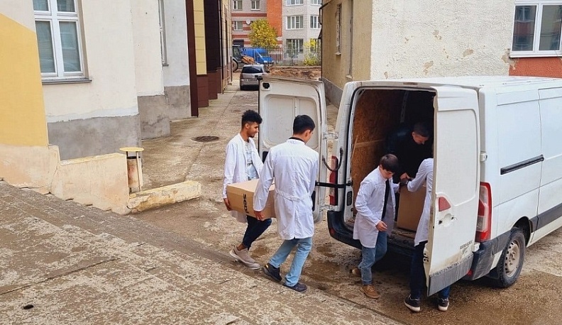 Калужане передали мобилизованным в Ногинск тёплые вещи и аптечки