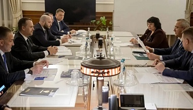 Владислав Шапша принял участие в рабочей встрече с министром транспорта РФ