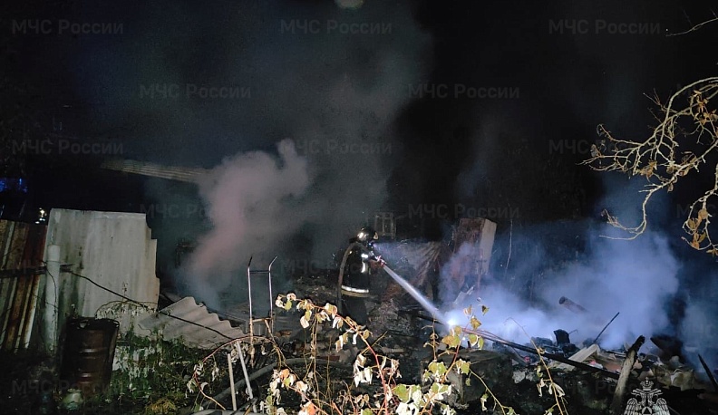 В селе Ильинское под Малоярославцем сгорел дача