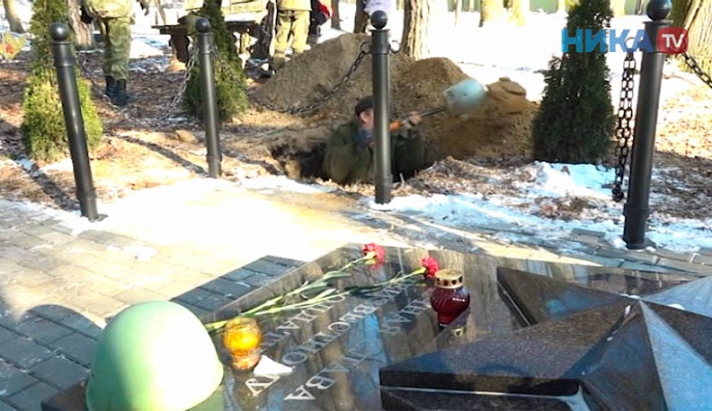 Под мемориалом в калужском бору не нашли останков бойцов