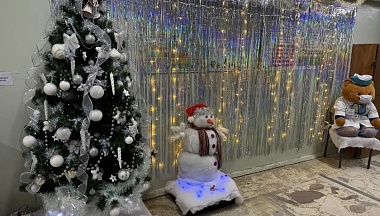 В поликлинике Калуги появилась новогодняя фотозона 