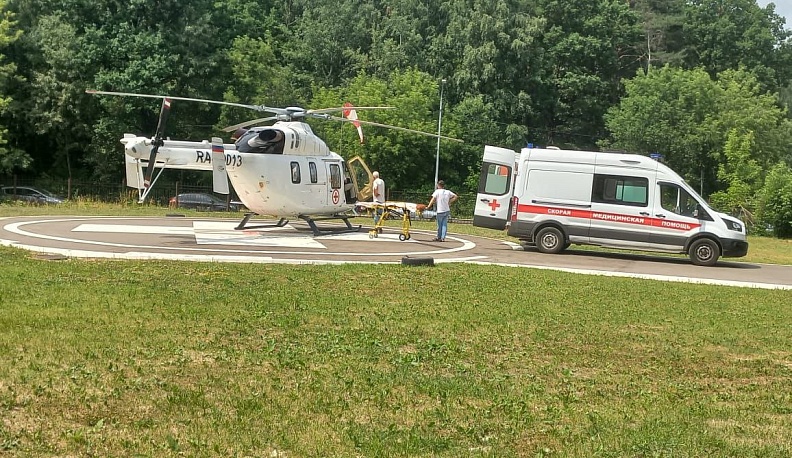 В Калужской области с начала года санавиация доставила в больницы по воздуху 100 больных
