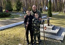 Офицеры калужского Следственного комитета привели в порядок мемориалы в округах региона