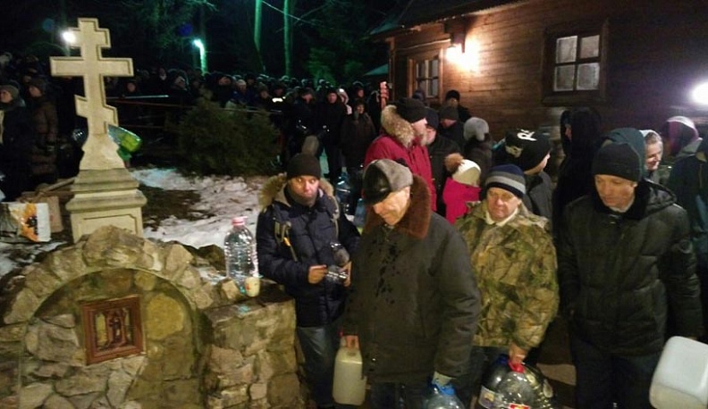 Калужские православные отметили Крещение Господне