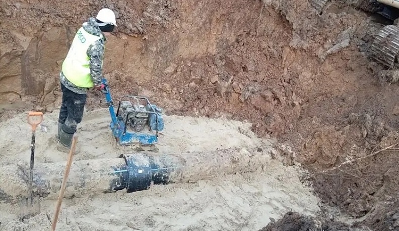 В Калужской области в рамках нацпроекта «Инфраструктура для жизни» модернизируют систему водоснабжения в селе Бурнашево Козельского округа