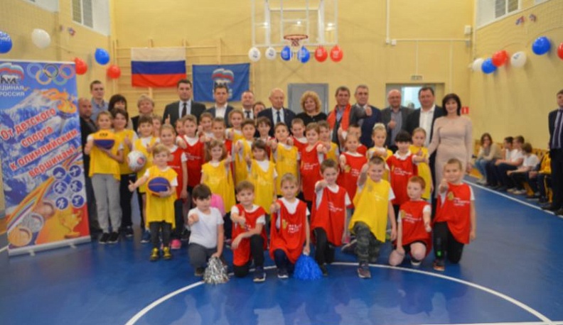 Спортивный зал в школе-интернате отремонтировали на средства партпроекта