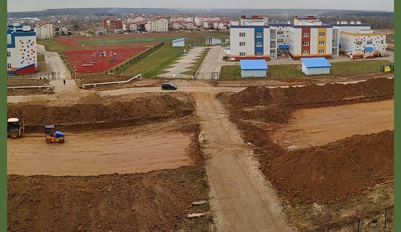 В Балабанове началось строительство новой автодороги