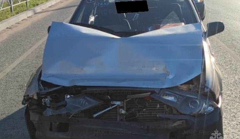 Две иномарки столкнулись в Калужской области