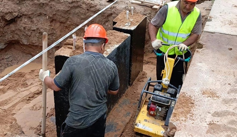 В Белоусово строится станция водоочистки питьевой воды 