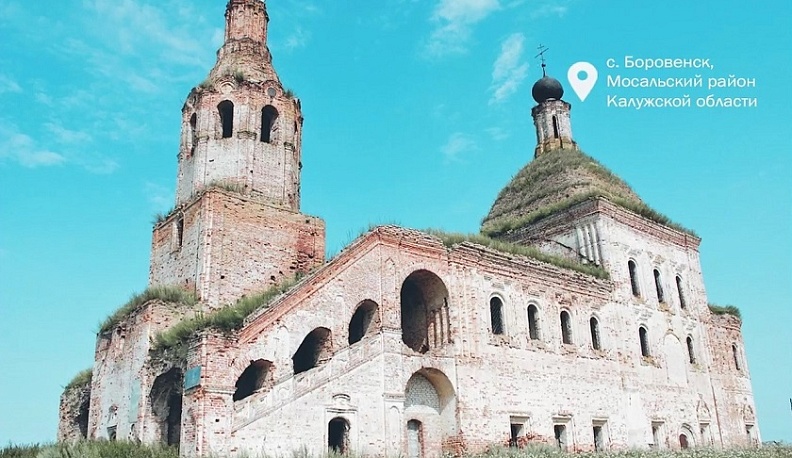 Началась реставрация церкви Успения Пресвятой Богородицы в Свято-Успенском Боровенском мужской монастыре