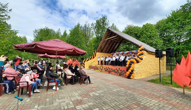 В Сухиничах прошли праздничные торжества в честь 78-й годовщины Победы в Великой Отечественной войне