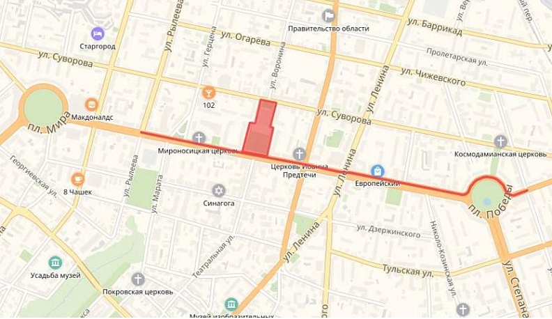 27 апреля Кирова перекроют для транспорта