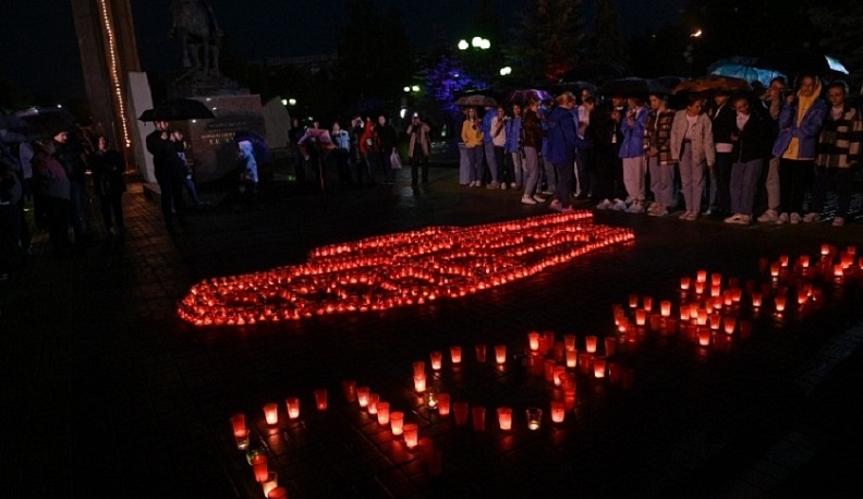 Калуга присоединилась к Всероссийской акции «Огненные картины войны»