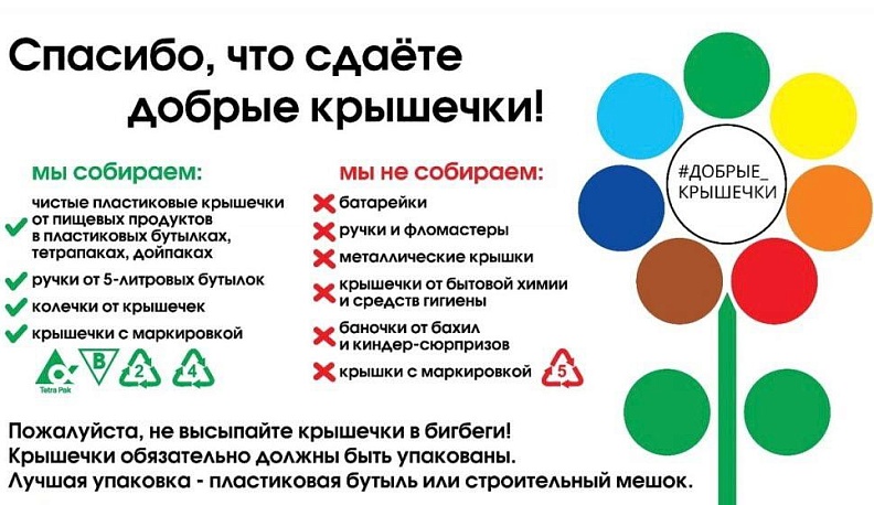 В Калужской области стартовала акция «Добрые крышечки»