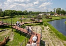 В Жиздре после масштабного строительства открылась набережная одноименной реки