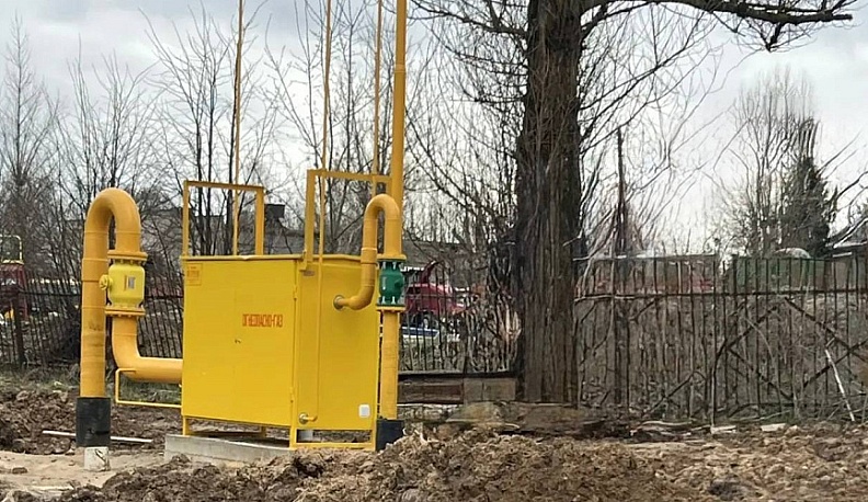 В селе Тиньково построили два километра газовых сетей 