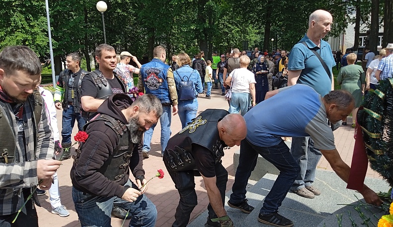 «Ночные Волки» проехали по Жуковским местам