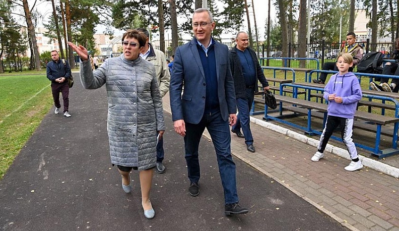 Владислав Шапша проверил, как благоустраивается Жуковский район