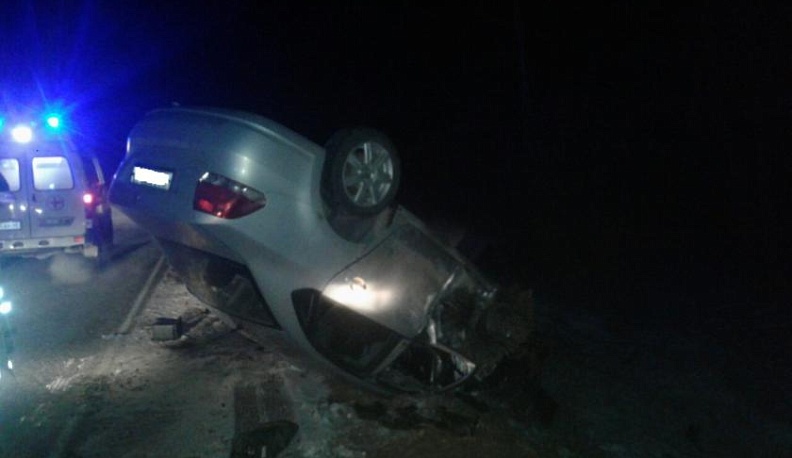 Под Калугой погиб водитель иномарки, столкнувшейся с грузовиком