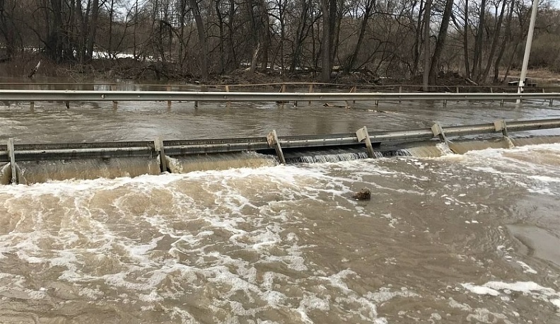 В реках Калужской области наблюдается самый высокий за 9 лет уровень воды