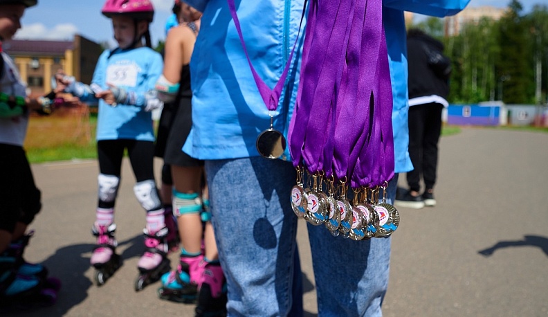 В Обнинске прошел детский роллер-кросс