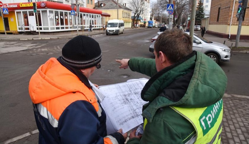 На отремонтированной улице Московской в Калуге разметку нанесут термопластиком