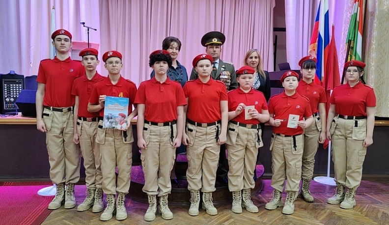 Пополняются ряды юнармейцев Ферзиковского района 