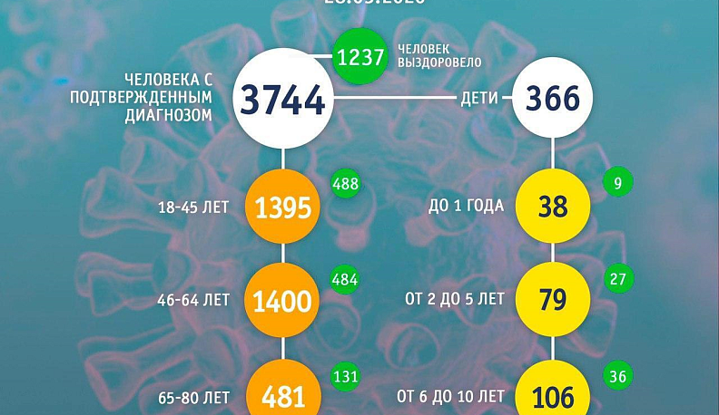 В Калужской области коронавирусом заразились 38 младенцев