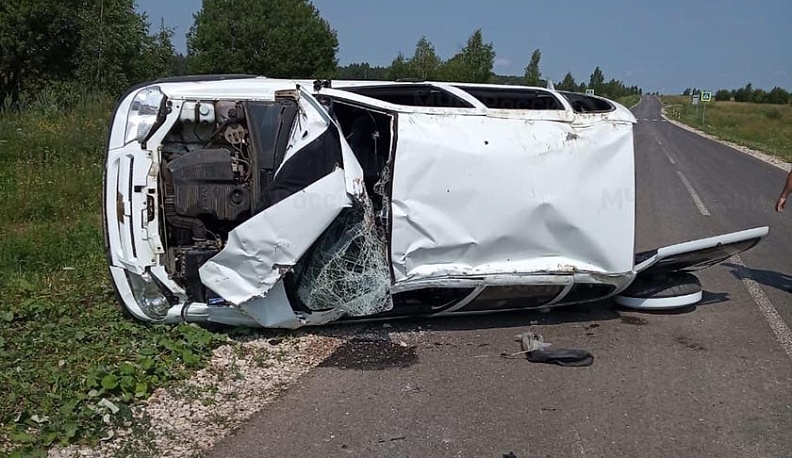В Бабынинском районе перевернулась «Шевроле Нива»