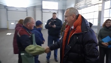 Губернатор посетил завод «Профиль-БМ» в Малоярославце