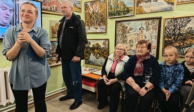 В Жуковском округе проходит выставка пейзажей родного края